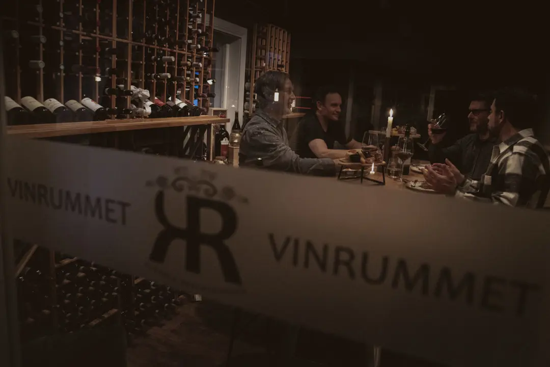 Vinrummet på restaurang Brsseriet