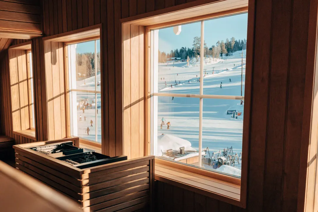 Fjällbastu på Spa Kurbits