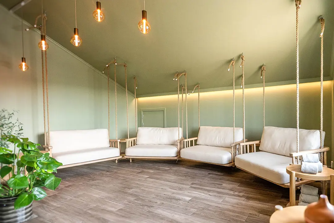 relaxation area at Kläppen